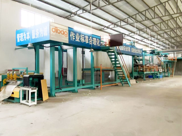 Self-adhesive waterproofing membrane production line